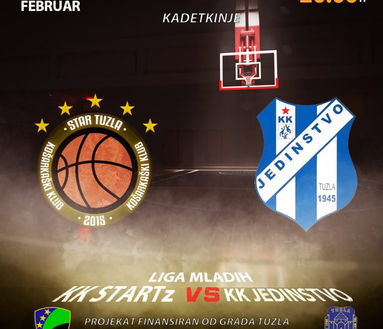 Kadetkinje KK STARTz dočekuju KK Jedinstvo Tuzla u Ligi mladih
